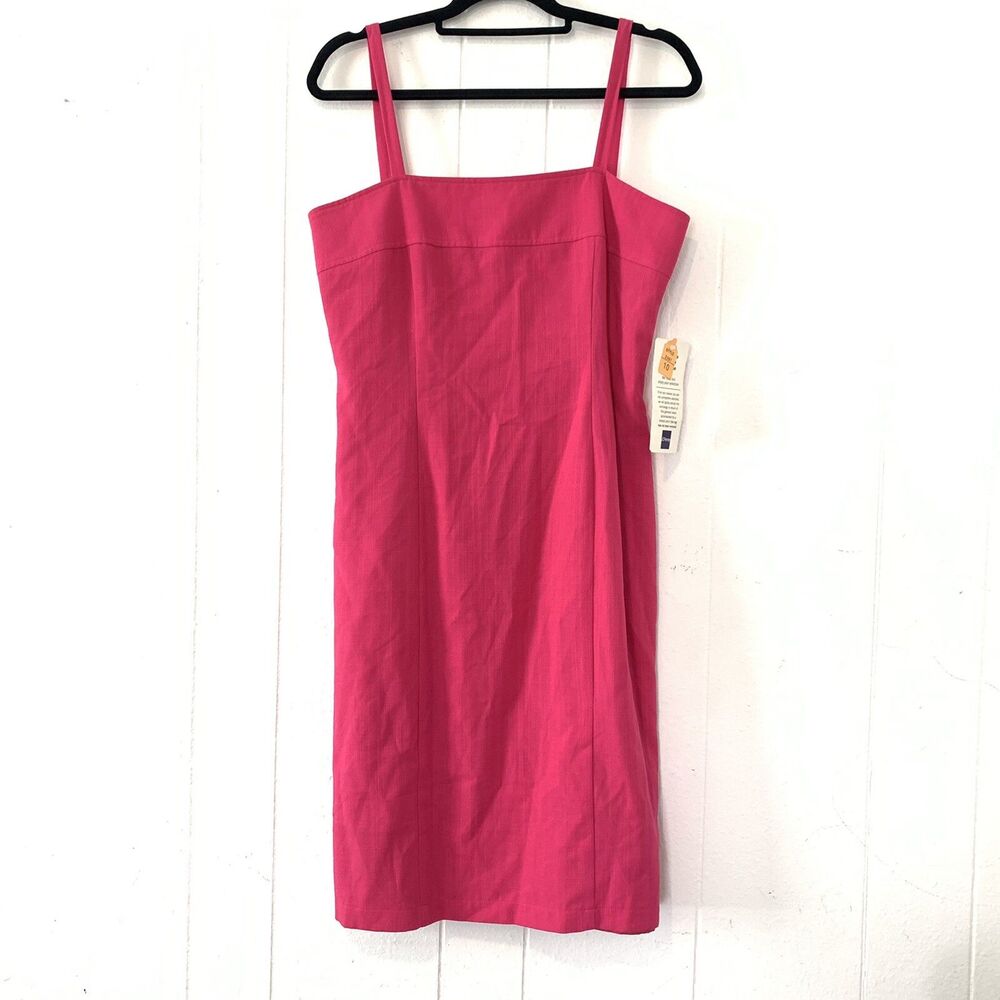 VTG Clues‎ Collection Womens 10 Dress Pink Clean Money Preppy 90s Y2K Mean Girls